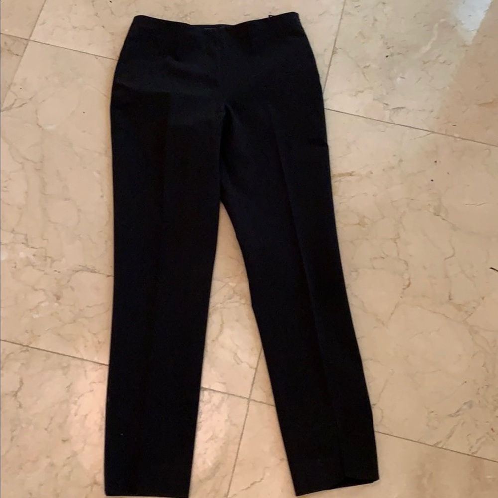 Prada slim fit side zipper high waisted tech pant